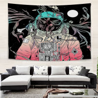 Wall hanging background cloth space astronaut oil painting tapestry bedroom renovation tapestry background wall sofa background dormitory cover painting tapestry