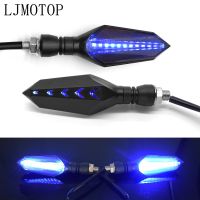 Universal Motorcycle Turn signals LED direction lamp decorative motorbike lights Daytime Running light DRL Flowing Flashing