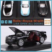 DCM 1/64 Rolls-Royce Wraith แบบจำลองของสะสมโมเดลรถโลหะผสมเครื่องประดับตกแต่ง