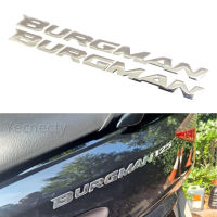 Yecnecty สำหรับ Burgman AN125 AN200 AN400 AN650 รถจักรยานยนต์สติกเกอร์สะท้อนแสง Decals 3D Chrome สกู๊ตเตอร์ 1 คู่ตราสัญลักษณ์