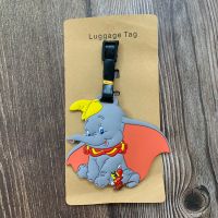 【DT】 hot  Disney Dumbo Anime Luggage Tags Cartoon Suitcase Tag Travel Accessories Bag Holder Label Birthday Gift