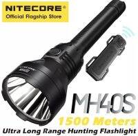 พร้อมส่ง NITECORE MH40S 1500M Lumens Long Range ไฟฉาย18W QC Fast การล่าสัตว์ไฟฉาย รีโมทไร้สาย 21700แบตเตอรี่