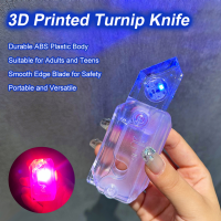 ของเล่นหมุนคลายเครียดพิมพ์ลาย3D สำหรับเด็กแครอทไฟ LED K-Nife สำหรับของขวัญวันเกิดคริสต์มาส Relief ความเครียดของเด็ก