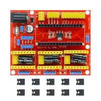 I2C ยอดเยี่ยม V4แผ่นป้องกัน CNC IIC 3เเกนสเต็ปเปอร์บอร์ดขยายสำหรับเครื่องพิมพ์เครื่องแกะสลักไดร์เวอร์มอเตอร์3ช่องสำหรับ Arduino GRBL รองรับ Qd N119 Qdq3925