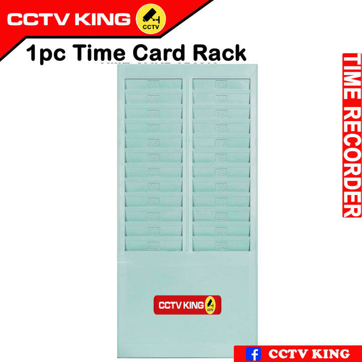 24 slots Time Card Rack Bundy Clock timecard rack 24 pocket slot for