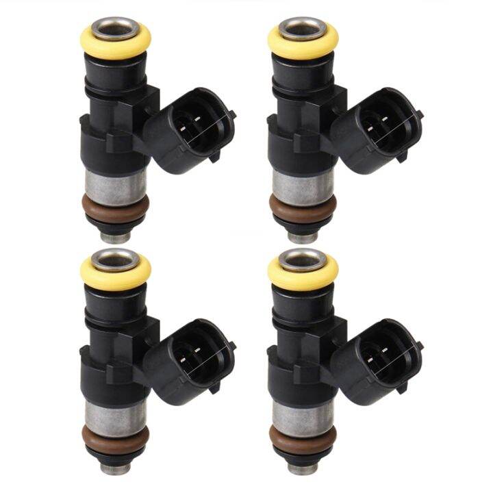 4X Fuel Injector High Impedance 210Lb 2200Cc Gas Petrol Methanol