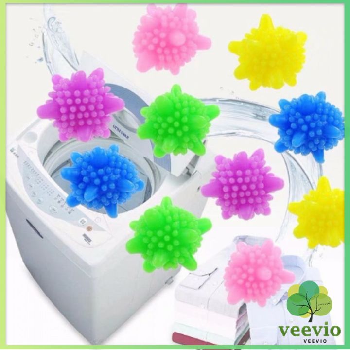 veevio-ลูกบอลซักผ้า-ลูกบอลซักผ้าช่วยไม่ให้ผ้าพัน-ลูกบอลซิลิโคนซักผ้า-1-set-5-ลูก-คละสี-small-washing-balls-1-set-5-pcs-มีสินค้าพร้อมส่ง