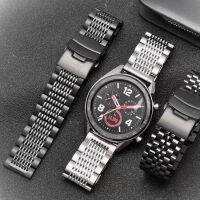 18 24 20 22mm For Samsung Galaxy watch4 40 44mm Gear S3 2 classic 42 46mm Band For Amazfit gtr bip watch gt 2 Steel Strap