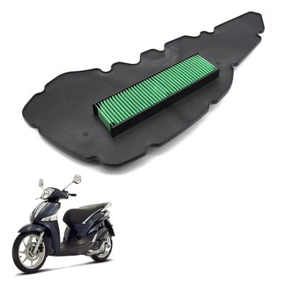 Motorcycle Air Intake Cleaner Engine Air Filter Replacement for Piaggio Vespa Medley 125 150