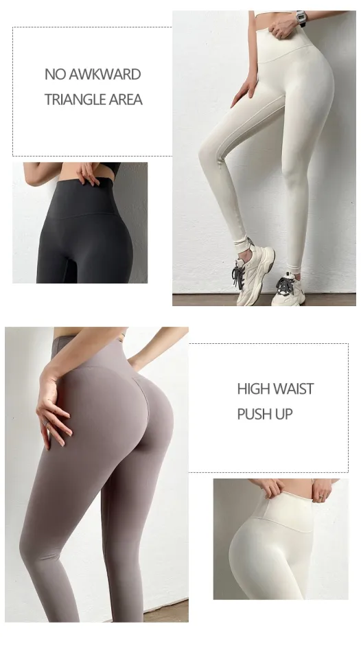 SOISOU Nylon Gym Yoga Pants Women Leggings For Fitness High Waist Long Pants  Women Hip Push UP Tights Women Clothing 2 Types