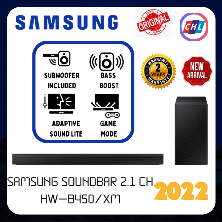 Samsung (Ready Stock) Soundbar with Dolby Atmos and Wireless Subwoofer HWB450/XM Samsung