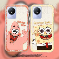 เคส สำหรับ VIVO Y02 SpongeBob น่ารักนิ่มลายการ์ตูนปลอกซิลิโคน Vivo Y02โทรศัพท์ปลาดาวแพททริกปลอก