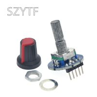 1PCS Rotary Encoder Potentiometer 5V Round Digital Audio Rotating Control Switch Module With Knob Cap