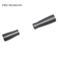 Pro Bomesh 1Set 9.9g Carbon Fiber Rear Grip Split Grip Set DIY Fishing Rod Building Component Repair Rod Pole