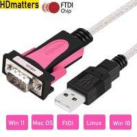 ชิป FTDI USB สายเคเบิลอนุกรม2.0ถึง RS232ตัวผู้ DB9 Z-TEK อะแดปเตอร์พอร์ต COM ZE533C USB ตัวแปลง R232 9ขาสำหรับ Windows 11/10/8 XP