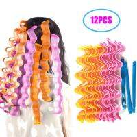 Heatless Curls Hair Rollers Women Hair Curling Tongs Sleeping Soft Formers Wave T9I3