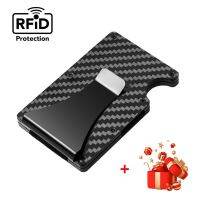 Dompet Ramping Tempat Kartu Kredit Logam Pria Klip Uang Montblanc Dompet Penyimpan Kartu Minimalis Bungkus Aluminium Rfid Clipper