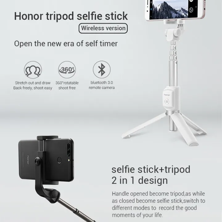 huawei-cf15-pro-บลูทูธไร้สายแบบพกพา-selfie-ขาตั้งแบบสามขาการควบคุมระยะไกล-monopod-ท่องเที่ยวมือถือสำหรับ-ios-โทรศัพท์-android
