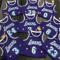 【Hot Pressed】New Season 2022 NBA Jersey Los Angeles Lakers All Players 75Th Purple City Edition Basketball Jersey