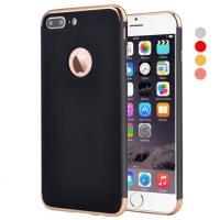 A2ZSHOP iPhone 6/6s Plus iPhone 7 Plus iPhone 8 Plus (Shop from Thailand) Slim Back Case Cover METAL SHINY 3 in 1 ELECTROPLATING Back Cover CASE FOR iPhone 6/6s Plus 7 Plus 8 Plus Case Back Cover