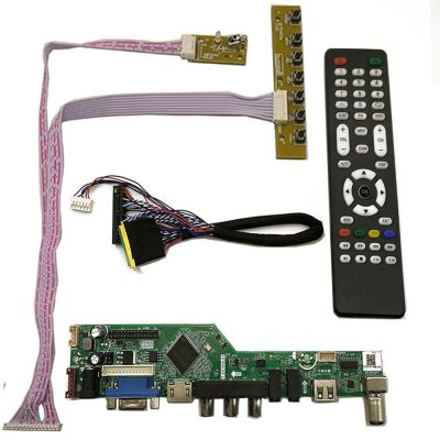 New TV Kit for LTN173KT01 LP173WD1 B173RW01 TV+-HDMI+VGA+AV+USB LCD LED Screen Controller Board Driver Replacement Parts