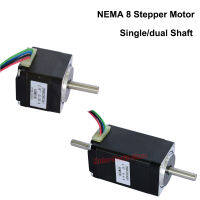 1ชิ้น Kecil 28BY NEMA 8 Stepper Melangkah มอเตอร์1.8 4-wayar 2-fasa Tunggaldwi Aci untuk Mesin Dispsing SMT