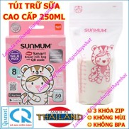 5 Túi Hộp 50 túi trữ sữa Mẹ cao cấp 250ml không BPA