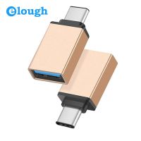 Elough OTG Type C อะแดปเตอร์สำหรับ Xiaomi Mi5 Huawei Honor 8 USB ตัวแปลง OTG C Type-C สำหรับ Samsung Galaxy S10 S9 S8 Note 9 8 USB-C