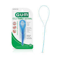 Butler Gum Eez-Thru Floss Threaders 25 ชิ้น ห่วงร้อยนำไหมขัดฟัน ผ่านเครื่องมือจัดฟันต่างๆ ในช่องปาก Gohealthy