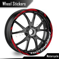 №▲ For YAMAHA R6 R3 FZ6 R1 MT 07 MT 09 XJ6 yzf r125 fz1 Reflective Wheel Sticker Hub Decal Rim Stripe Tape Waterproof Accessories