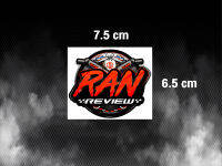 สติ๊กเกอร์ ท่อ RAN REVIEW สะท้อนแสง 3M สติ๊กเกอร์ สติกเกอร์ติดรถ สติกเกอร์3M สติกเกอร์สะท้อนแสง สำนักท่อ