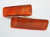 ไฟหรี่กันชนไฟหรี่หน้าไฟตัดหมอก รถโตโยต้าไมตี้เอ็กซ์ Toyota Mighty X ปี 1985-1990  FRONT BUMPER LIGHT PAIR MIGHTY-X LN 85 (LH+RH) เลนส์สีส้ม จำนวน 1 คู่