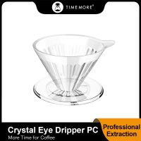 Timemore Crystal Eye Dripper PC Coffee Dripper Coffee Filter Washable Send 10 Pieces of Filter Paper