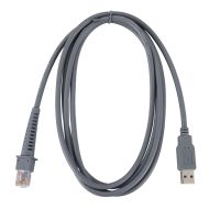 1 X USB A male to RJ45 Cable 7ft 2M for Symbol Barcode Scanner LS4278 LS2208 2208AP