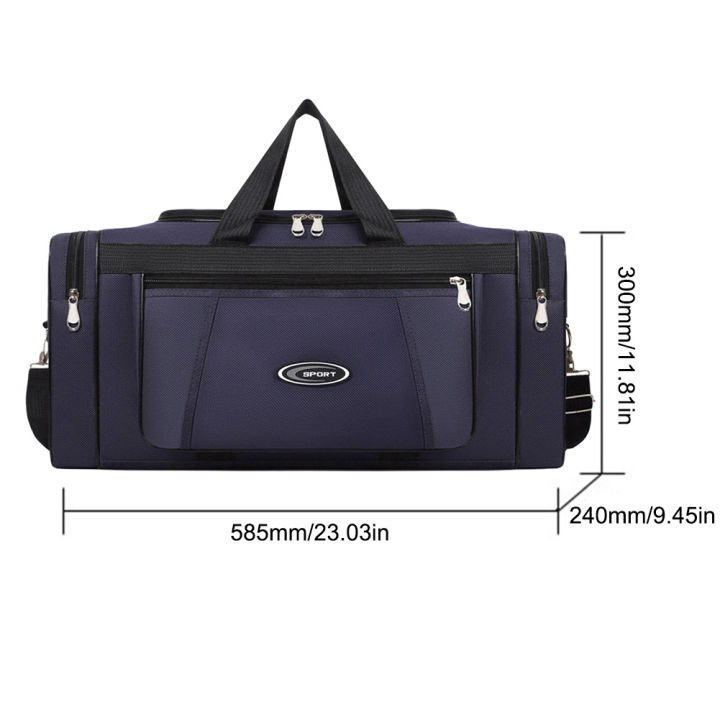 ฟอร์ดมือกระเป๋าสัมภาระความจุขนาดใหญ่เดินทางทำงานถุงเก็บกันน้ำแบบพกพา-u-nisex-ซิปกลางแจ้ง-duffle-กระเป๋าเดินทาง