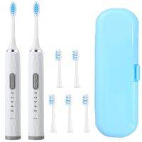 [Hot On Sale] Sonic Electric Toothbrush For Adults Children Oral Care Clean Replacement Teeth Brush Dental Whitening With Travel Storage Box