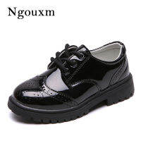 Ngouxm Boy Girl Derby Comfort Oxfords Dress Leather Shoes Spring Autumn Children School Uniform Classic Perfomance Loafers