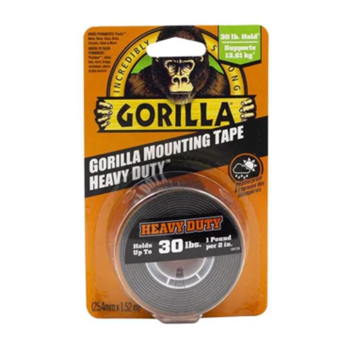 Gorilla Mounting Tape Black 1 x 60 inches Lazada PH