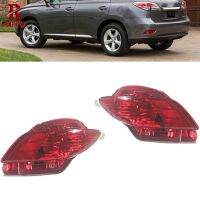 1Pair Car Rear Bumper Fog Light Parking Warning Reflector Taillights Brake Lamp for Lexus RX270 RX350 RX450H 2009-2015