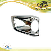 ฝาครอบสปอร์ตไลท์ Fog Lamp Cover สี Chrome Hilux Revo Rocco Toyota 2, 4 ประตู ปี2018 -2019 ขนาด 20x12x5 มีบริการเก็บเงินปลายทาง