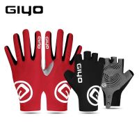 hotx【DT】 GIYO Half Cycling Gloves Non Breathable Gel Racing Men Road MTB