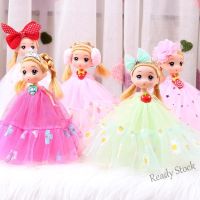 【Ready Stock】 ◄ C30 Barbie 18cm Wedding Doll Girl Play House Toy Princess Set