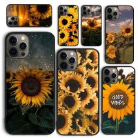 beautiful flower of sunflower flower Phone Case for iPhone 14 12 13 mini 5 6 7 8 PLUS XS XR 11 PRO MAX SE 2020 Back Cover Fundas