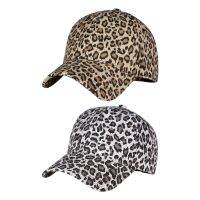 Fashionable Men Womens Leopard Print Baseball Cap Sports Dancing Party Snapback Hip-Hop Adjustable Sun Hat