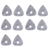 10Pcs/Set Ukulele Picks Soft Wool Felt Plectrum Instrument Accessories for Guitar Ukelele