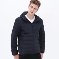 ZZOOI 2021 Ins Fashion New Men Outwear Coat Ultra Light Men Hooded Down Coat Oversize Men Coat Outwear Winter Down