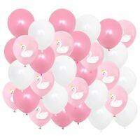 30pcs White Pink Graceful Swan Latex Balloon for Birthday Party Wedding Decorations Baby Shower Girl Theme Party Supplies globos Balloons