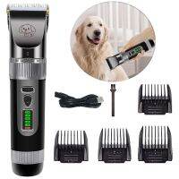 ☎✲ Pet Clipper Grooming Kit Cat Hair Clippers For Dog Reachageable Display Battery Trimmer Haircut Cat Hair Cutting Machine