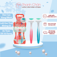 Set 2 Dao Cạo Dao Cạo Bikini Thân Nhựa Kai Bikini Line Razor