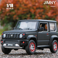 1:18 SUZUKI Jimny รุ่นรถ Diecast โลหะของเล่น Off-Road รถรุ่นเสียงและแสงจำลองของขวัญเด็ก H10